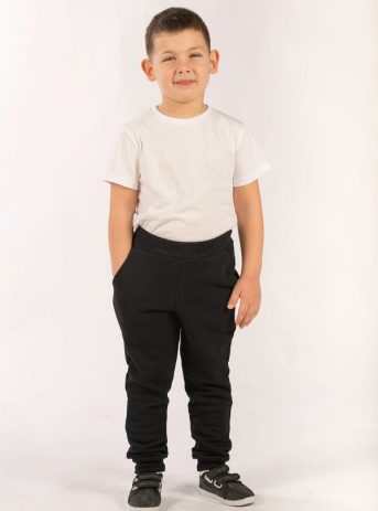 Pantaloni-copii-de-trening-Basic-Negru