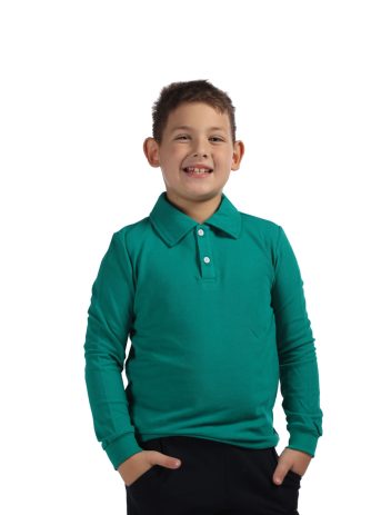 Bluza-polo-verde