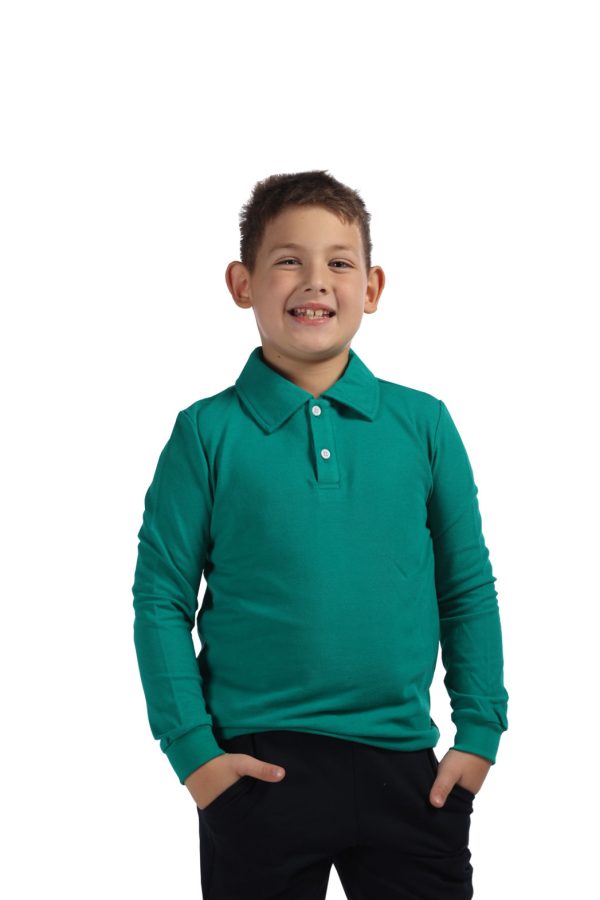 Bluza-polo-verde